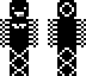 black and white derp skin with outer layer effect