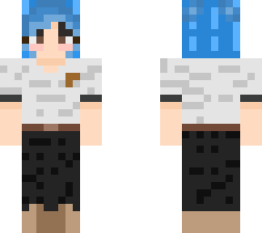 blue hair girl