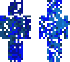 blue man