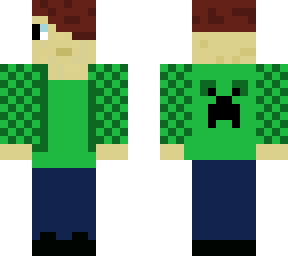 boy with creeper hoodie