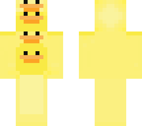duck in a ducky onsie holding  a baby duckling who's wearing a ducky cap