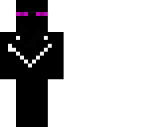 ender man with a wired smile