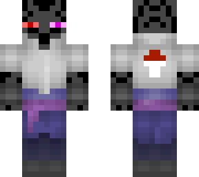 enderman sasuke rinega y sharingan