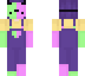 lime and pink mask
