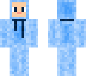 little blue spaceman