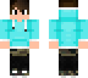 mint hoodie - boy