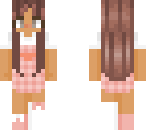 pink and white outfit