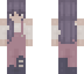 pink overalls