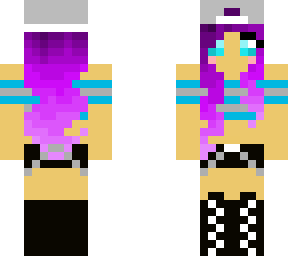 purple tomboy girl
