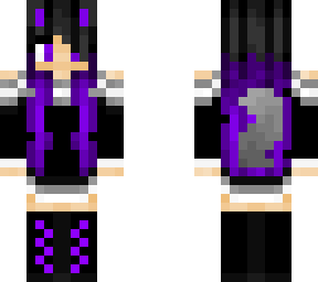 purple warrior wolf girl