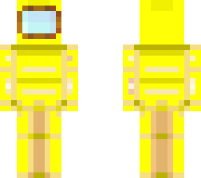 yellow among us astronaut