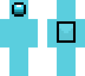among us cyan