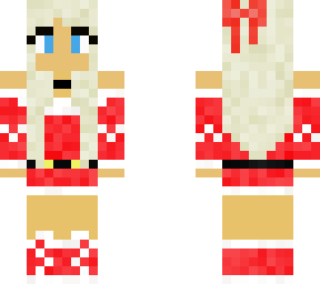 blonde christmas girl
