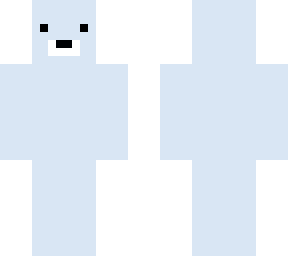blue-ish white-ish seal