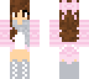 brown hair winter girl