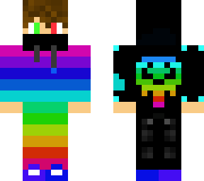 cool gamer boy rainbow
