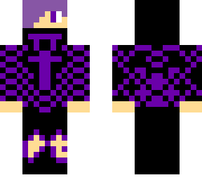 cool purple and black teen