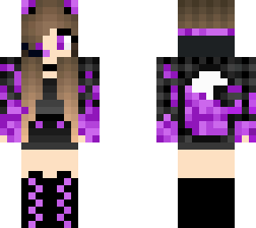 gamer girl purple