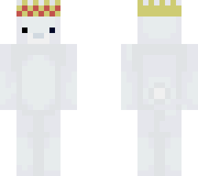 not my skin-edited polar bear with crown
