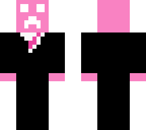 pink creeper in a suit