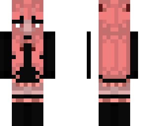 pink haired girl
