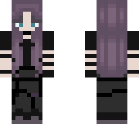 purple tech wear girl