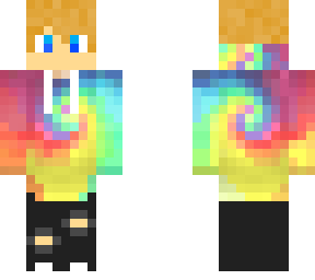 radio kid rainbow spiral different pants