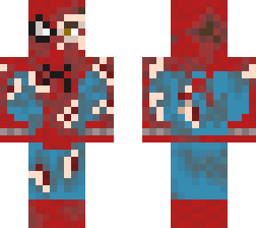 spider-man battle damaged suit
