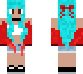 turquoise space buns