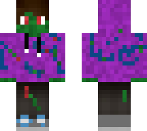 zombie kid purple jacket