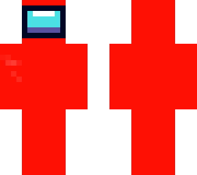 among us red minecraft size