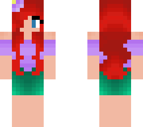 ariel (chill outfit) w/ edits + large flower