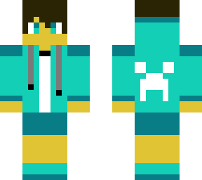 blue bot with hoodie off