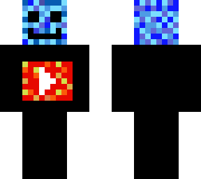 blue creeper youtube skin
