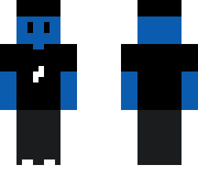 blue man in a black-t updated