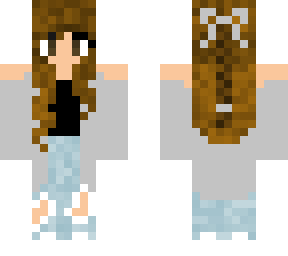brown haired jacket girl