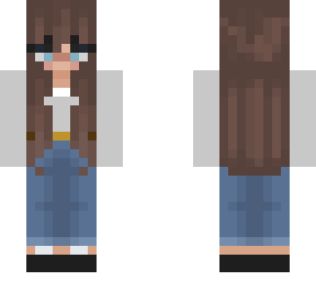 brown hair blue eyed girl | Minecraft Skins