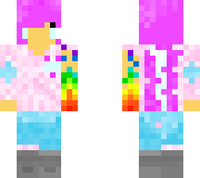 cute rainbow girl