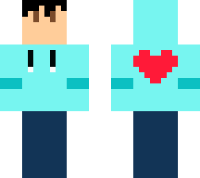 cyan hoodie for hearts suit (nil's skin)