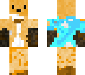 fox with diamond swords