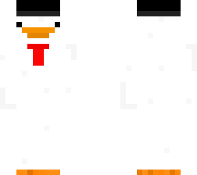 goose with a top hat