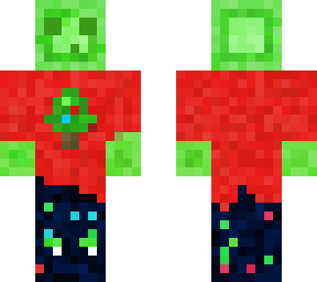 green christmas slime