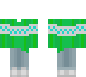 green christmas sweater