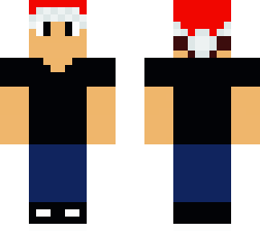 me with a christmas hat