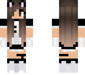 minecraft maid gorl cat