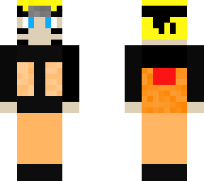 naruto para minecraft skin