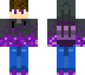 purple flame hoodie