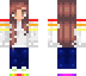 rainbow girl