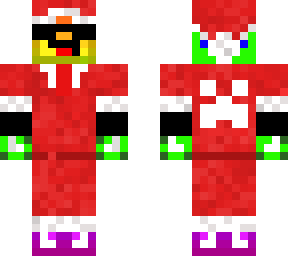 rainbow santa