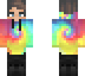 rainbow tie-die tryhard boy